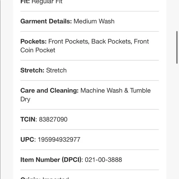 Women's Plus Size Mid-Rise Jean Shorts Ava & Viv - 14W 16W 18W 20W 22W 24W 26W - Picture 6 of 6